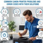 مشکلات رایج و کد خطاهای چاپگر کانن (Canon) و راه حل رفع آن‌ها