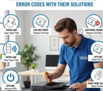 مشکلات رایج و کد خطاهای چاپگر کانن (Canon) و راه حل رفع آن‌ها
