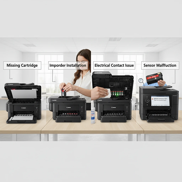 دسته دوم: مشکلات مربوط به کارتریج (Cartridge Issues)