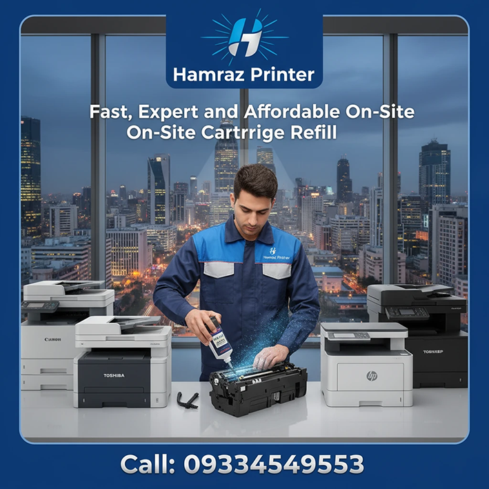 بهترین مرکز برای شارژ کارتریج در محل در تهران کجاست؟