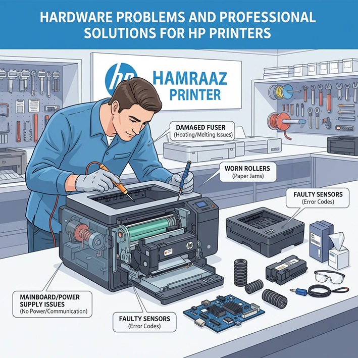 مشکل پرینت نگرفتن پرینتر HP چیست