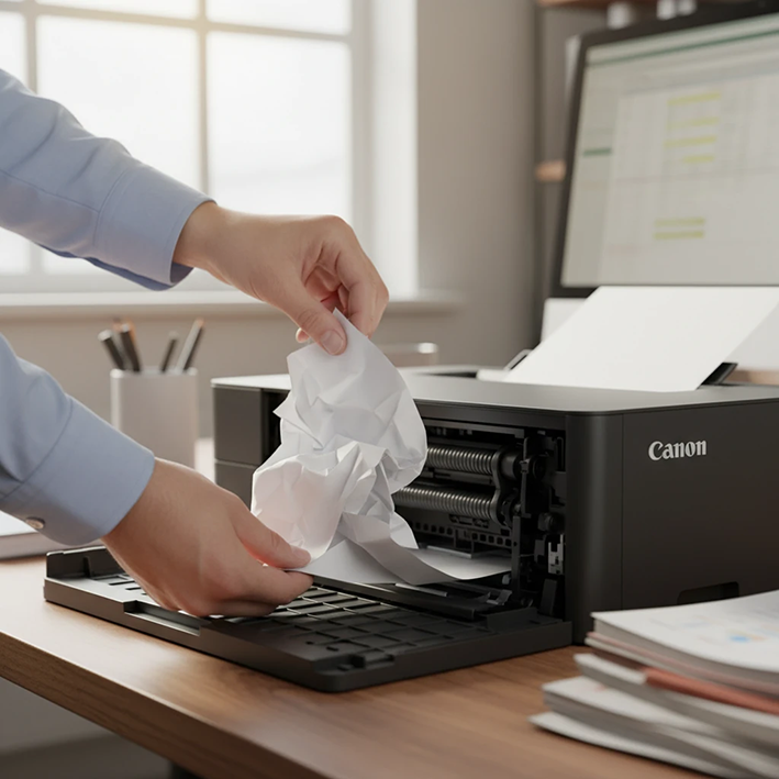 علت نکشیدن کاغذ توسط چاپگر کانن چیست؟ | راهنمای جامع عیب‌یابی و رفع مشکل