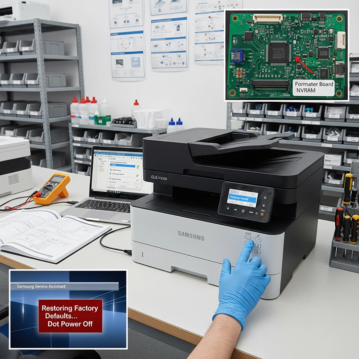 ۲. ریست سخت یا بازگشت به تنظیمات کارخانه (Factory Reset)