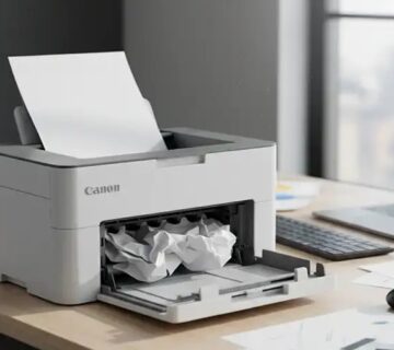 علت نکشیدن کاغذ توسط چاپگر کانن چیست؟ | راهنمای جامع عیب‌یابی و رفع مشکل