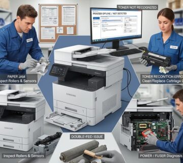 مشکلات رایج پرینترهای سامسونگ و راه حل رفع آنها