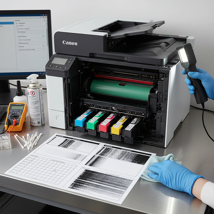 راهنمای جامع: نحوه رفع و علت کمرنگ پرینت گرفتن پرینتر Canon