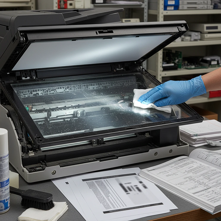 5. کثیفی یا آلودگی یونیت اسکنر (Scanner Unit)