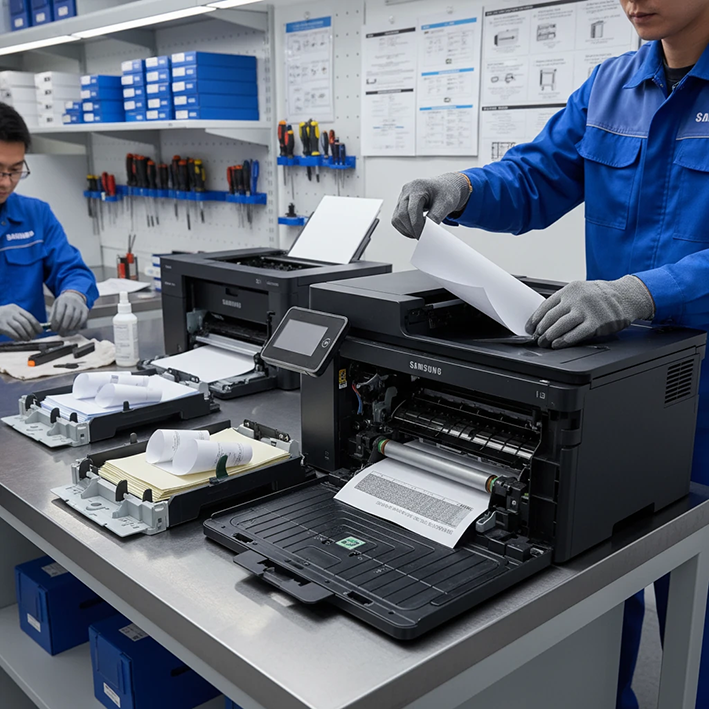 ۲. مشکلات مربوط به کاغذ (کشیدن و گیر کردن)